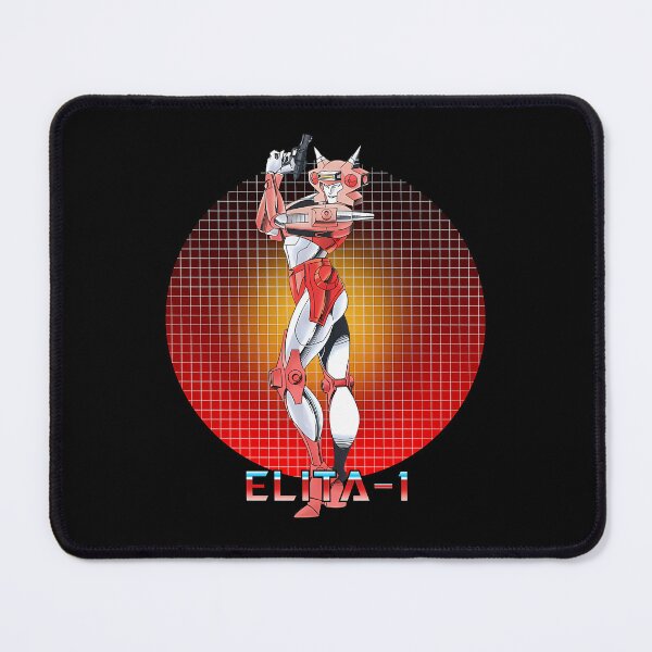 Item preview, Female Mecha Robot Holding Handgun On Red Grid Circle designed and sold by Toddyco.