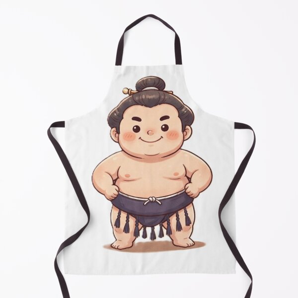 Item preview, Cute Chibi Sumo Wrestler Kawaii Japanese Traditional Fighter designed and sold by Kokeshidreams.