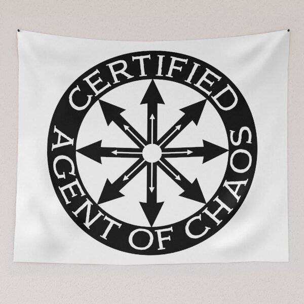 Item preview, Certified Agent of Chaos - Badge designed and sold by Rebel Journey.