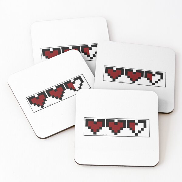 Item preview, Pixel Hearts  designed and sold by KatsCrosses.