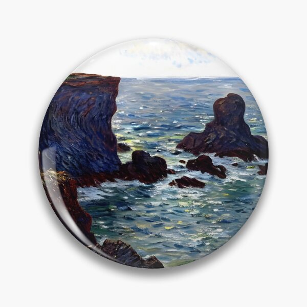 Item preview, Rocks at Port-Coton, the Lion Rock, Belle-Île designed and sold by artdesignsnow.