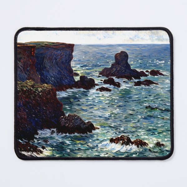 Item preview, Rocks at Port-Coton, the Lion Rock, Belle-Île designed and sold by artdesignsnow.