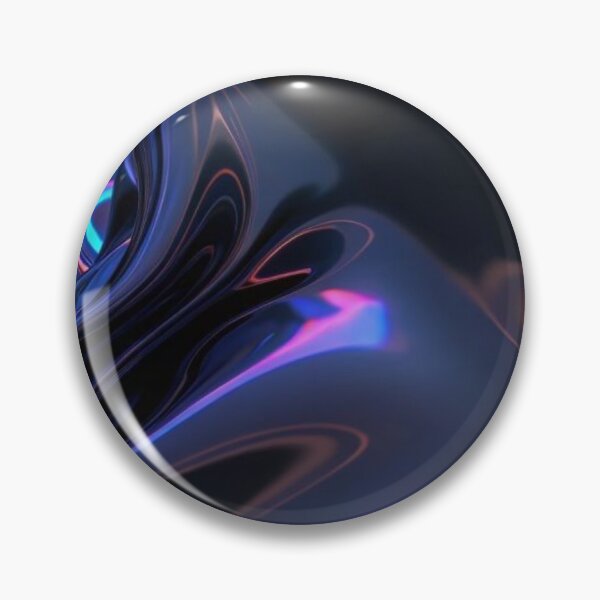 Item preview, Iridescent Liquid Chrome Glossy Metallic Waves designed and sold by LYAN-STORE.
