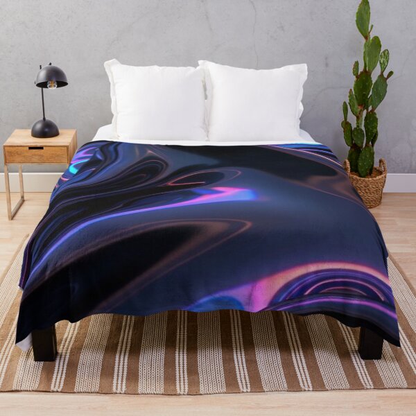 Item preview, Iridescent Liquid Chrome Glossy Metallic Waves designed and sold by LYAN-STORE.