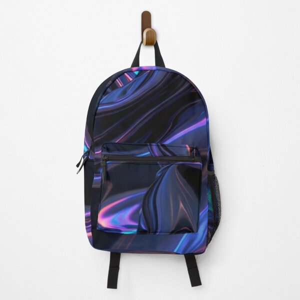 Item preview, Iridescent Liquid Chrome Glossy Metallic Waves designed and sold by LYAN-STORE.