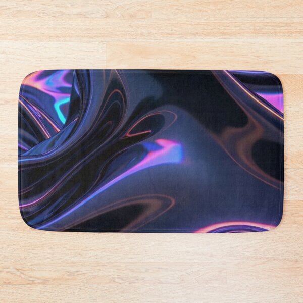 Item preview, Iridescent Liquid Chrome Glossy Metallic Waves designed and sold by LYAN-STORE.
