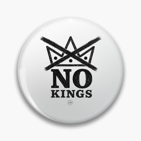 Item preview, no kings protest – vintage anti-authoritarian democracy designed and sold by DeniseArinLee23.