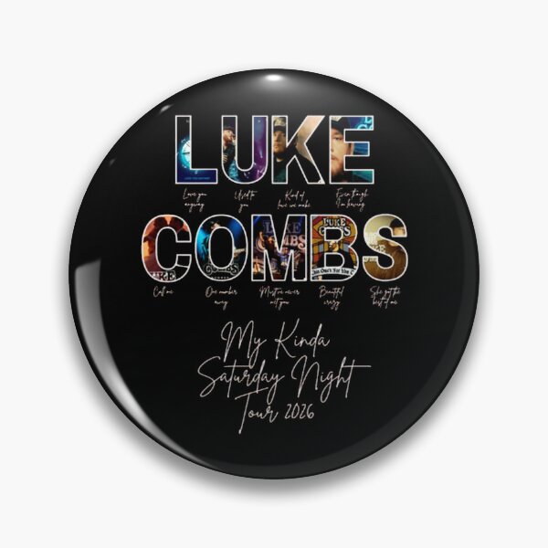 Item preview, Luke Combs My Kinda Saturday Night Tour 2026 T-Shirt designed and sold by MiniMystique.