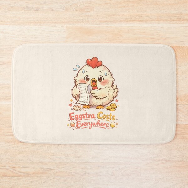 Item preview, Cute Eggstra Costs Everywhere Meme | Kawaii Chicken Receiipt Shock designed and sold by Moons Studio.