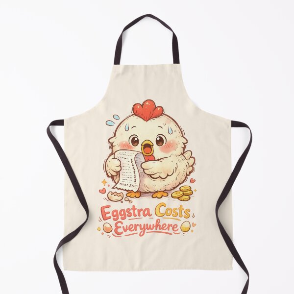 Item preview, Cute Eggstra Costs Everywhere Meme | Kawaii Chicken Receiipt Shock designed and sold by Moons Studio.