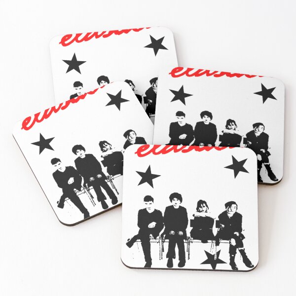 Item preview, Red Typography And Black Silhouette Britpop designed and sold by linhtran7503.