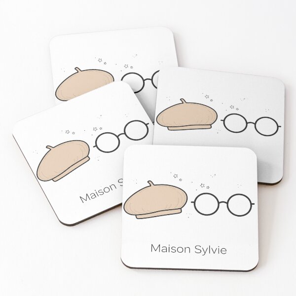 Item preview, Maison Sylvie Magic Logo - Red Beret and Glasses with Stars designed and sold by MAISON SYLVIE.