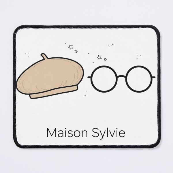 Item preview, Maison Sylvie Magic Logo - Red Beret and Glasses with Stars designed and sold by MAISON SYLVIE.