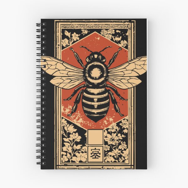 Item preview, Gothic Honey Bee Japanese Insect Art Dark Pollinat designed and sold by HRINGUR CLOTHES AND ACCESSORIES.