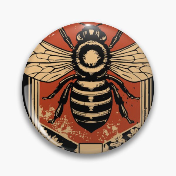 Item preview, Gothic Honey Bee Japanese Insect Art Dark Pollinat designed and sold by HRINGUR CLOTHES AND ACCESSORIES.
