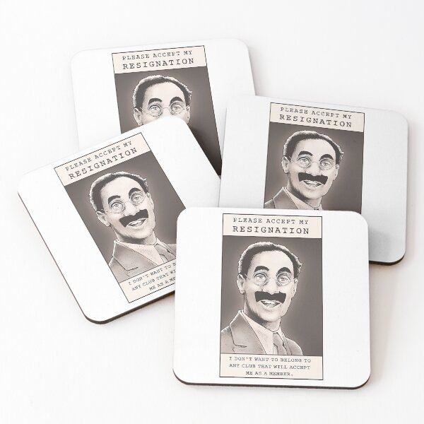 Item preview, Groucho Resigns designed and sold by HENLeyCos-GROV.