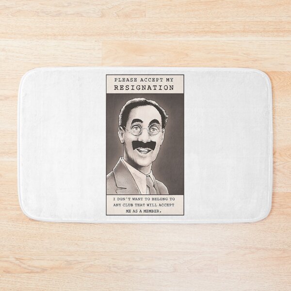 Item preview, Groucho Resigns designed and sold by HENLeyCos-GROV.