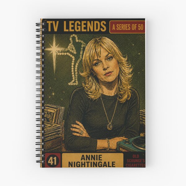 Item preview, Annie Nightingale - TV Legends Trading Cards designed and sold by halibutgoatramb.