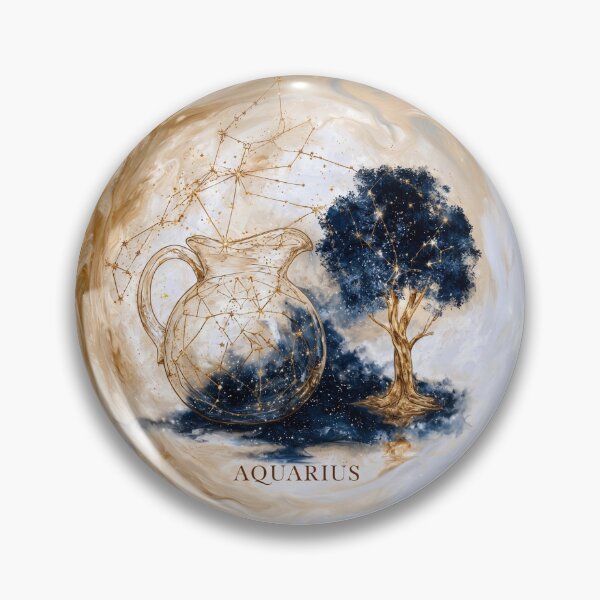 Item preview, Aquarius Zodiac Celestial Vase Constellation Astrology PNG designed and sold by MythicMood.
