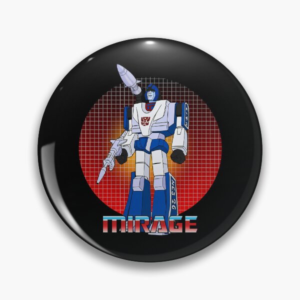 Item preview, White Blue Mecha Robot With Shoulder Rocket Launcher designed and sold by Toddyco.