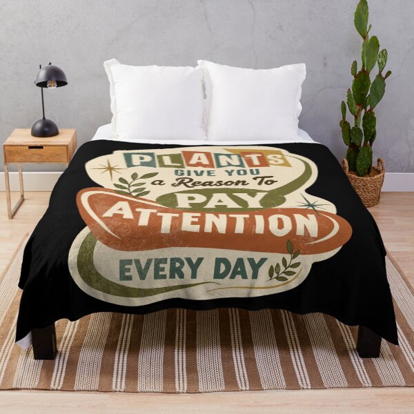 Item preview, plants give you a reason retro botanical designed and sold by DeniseArinLee23.