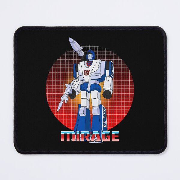 Item preview, White Blue Mecha Robot With Shoulder Rocket Launcher designed and sold by Toddyco.
