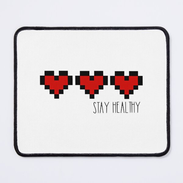Item preview, Stay Healthy - Hearts designed and sold by KatsCrosses.