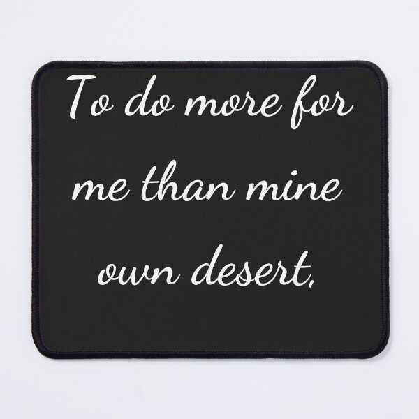 Item preview, “To do more for me than mine own desert,” - handwriting white designed and sold by ariksworld.