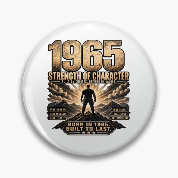 Item preview, Born in 1965 Strength of Character designed and sold by JMDG Studio.
