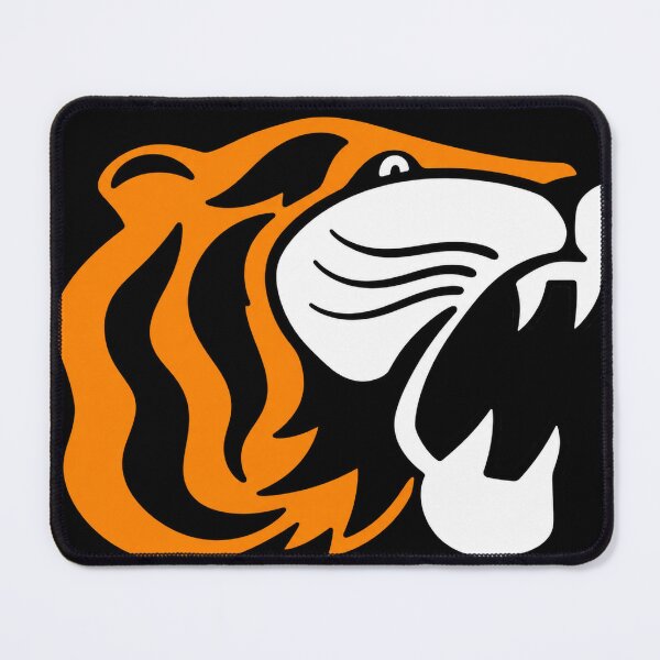 Item preview, Mighty Tigers Retro Logo designed and sold by Luke Foran Sports Art.