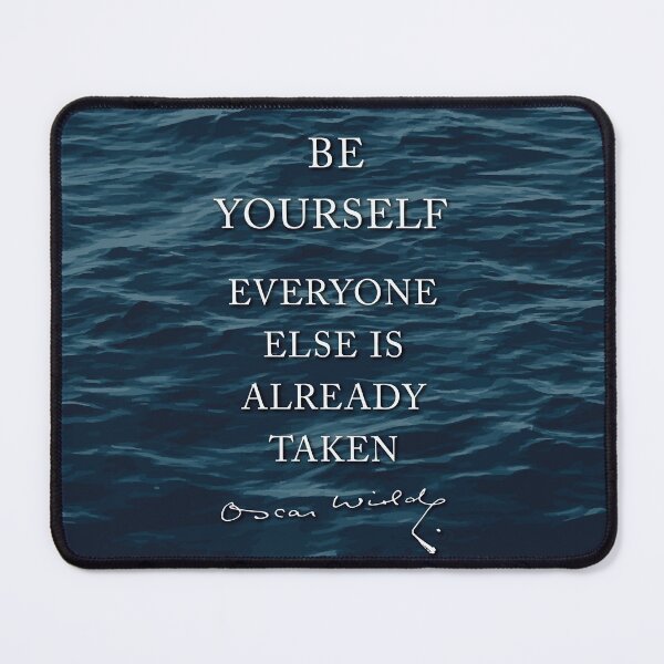 Item preview, Be Yourself Everyone Else is Already Taken - Oscar Wilde Quote Literary Saying designed and sold by unrealindeed.