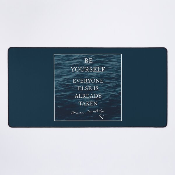 Item preview, Be Yourself Everyone Else is Already Taken - Oscar Wilde Quote Literary Saying designed and sold by unrealindeed.