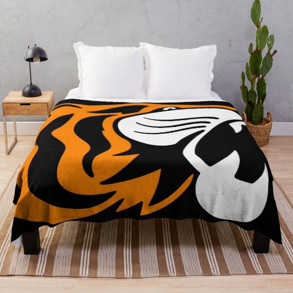 Item preview, Mighty Tigers Retro Logo designed and sold by Luke Foran Sports Art.