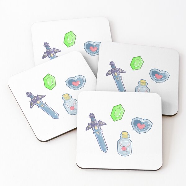 Item preview, The Legend Of Zelda Items Stickers designed and sold by KatsCrosses.