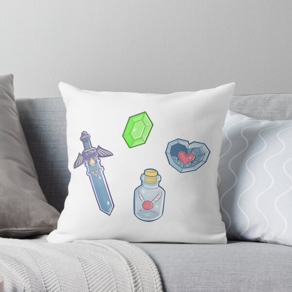 Item preview, The Legend Of Zelda Items Stickers designed and sold by KatsCrosses.