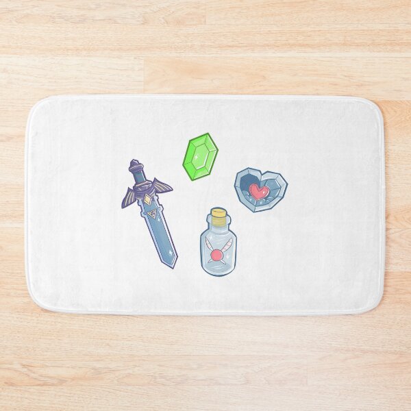 Item preview, The Legend Of Zelda Items Stickers designed and sold by KatsCrosses.