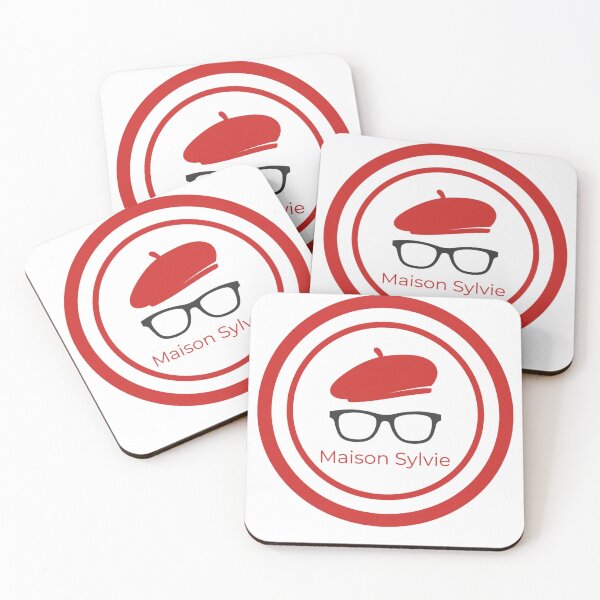 Item preview, Maison Sylvie Official Logo - Red Beret Glasses Badge designed and sold by MAISON SYLVIE.