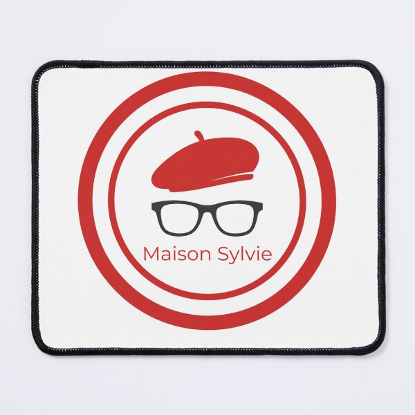Item preview, Maison Sylvie Official Logo - Red Beret Glasses Badge designed and sold by MAISON SYLVIE.