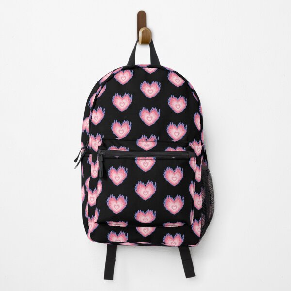 Item preview, Layered Trans Pride Flag Colors Burning Hearts designed and sold by CamilasPrints.