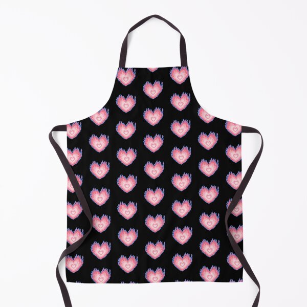 Item preview, Layered Trans Pride Flag Colors Burning Hearts designed and sold by CamilasPrints.