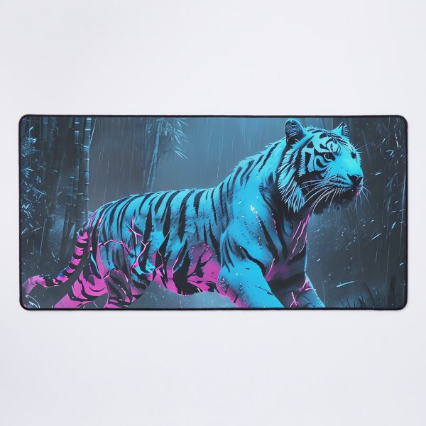 Item preview, Neon Jungle Cyber-Tiger designed and sold by ONYX Pixee.