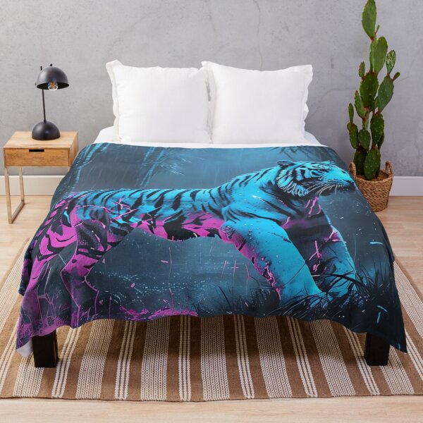 Item preview, Neon Jungle Cyber-Tiger designed and sold by ONYX Pixee.