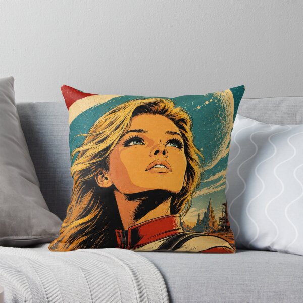 Item preview, Retro Female Space Explorer Poster designed and sold by NordenPosters.