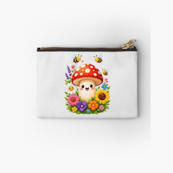 Item preview, Cute Mushroom Garden Bee designed and sold by naragon4289.