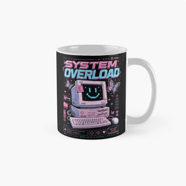 Item preview, System Overload Retro Glitch Computer Desktop Aesthetic designed and sold by Bhinfy.