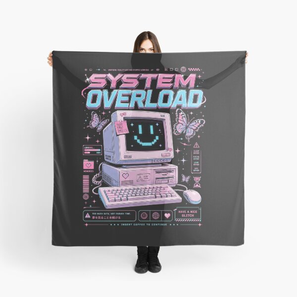Item preview, System Overload Retro Glitch Computer Desktop Aesthetic designed and sold by Bhinfy.