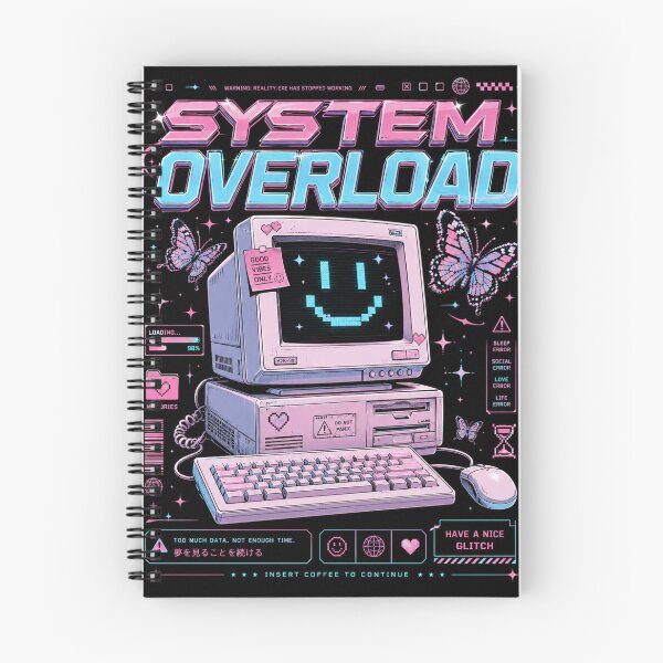 Item preview, System Overload Retro Glitch Computer Desktop Aesthetic designed and sold by Bhinfy.