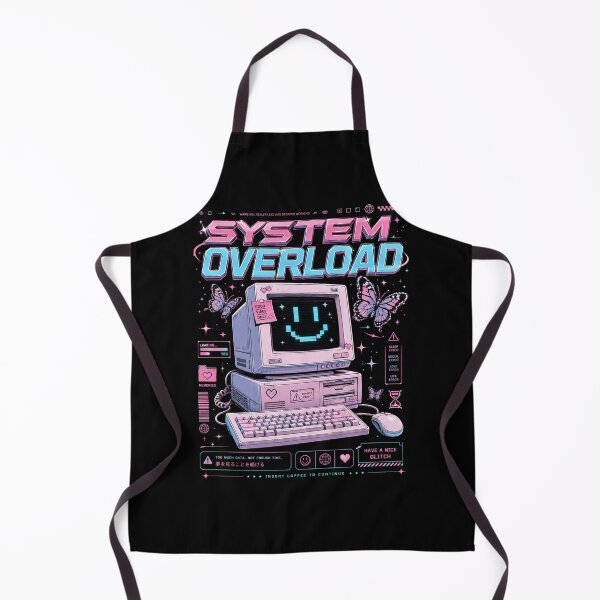 Item preview, System Overload Retro Glitch Computer Desktop Aesthetic designed and sold by Bhinfy.