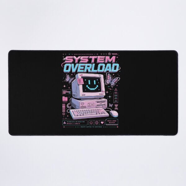 Item preview, System Overload Retro Glitch Computer Desktop Aesthetic designed and sold by Bhinfy.