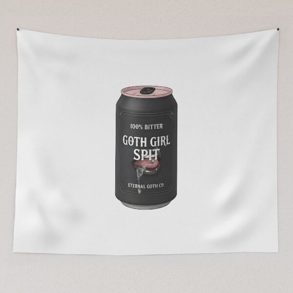 Item preview, Goth Girl Spit designed and sold by OH-MY-GOTH.